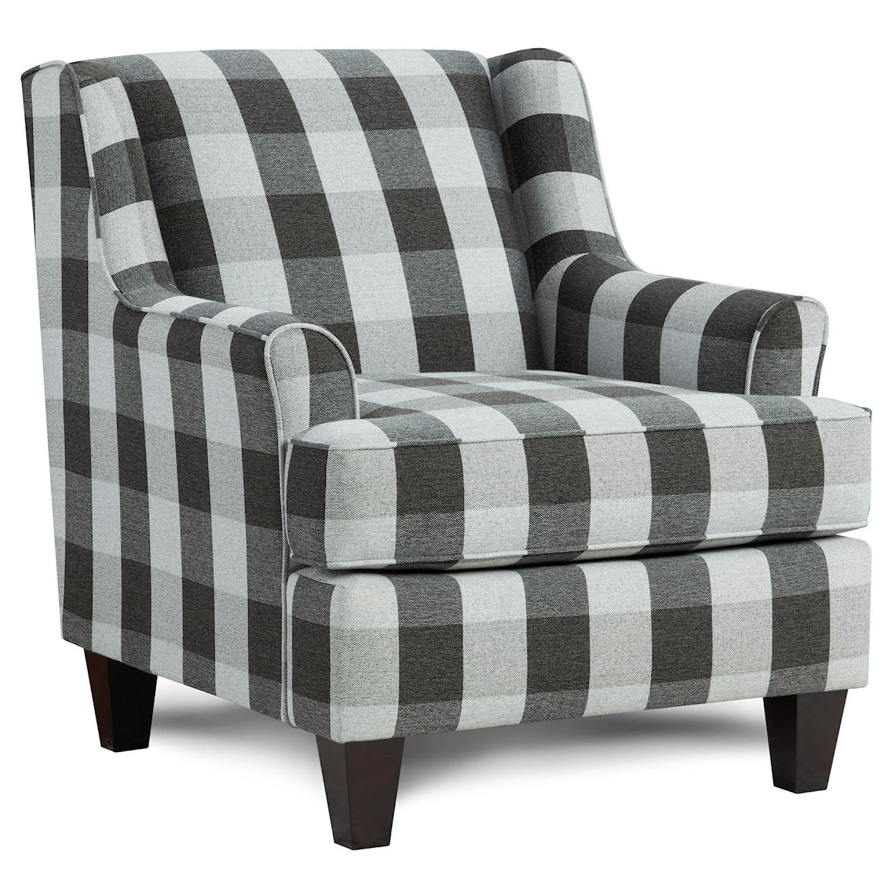 Fusion Furniture 39 DIZZY IRON Accent Chair