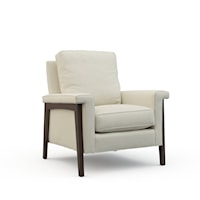 Transitional Chair with Key Arms