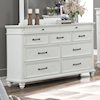 Lifestyle 8465A Dresser W/ Full Extension Drawer Glides