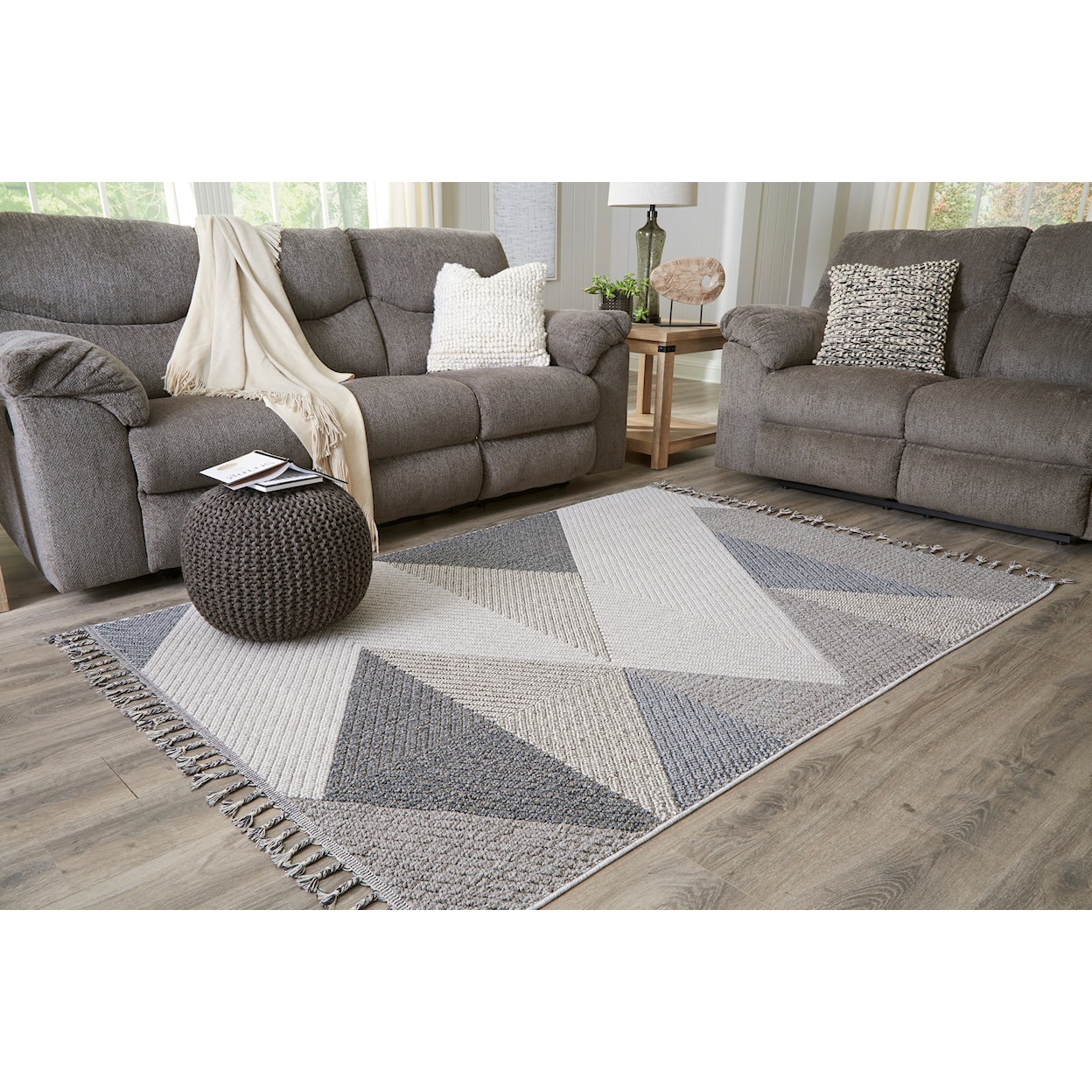 Ashley Signature Design Contemporary Area Rugs Toksook Large Rug