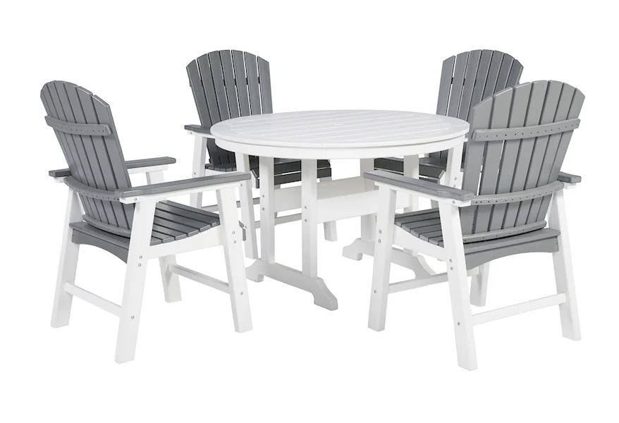 Crescent Luxe 5-Piece Dining Set by Ashley (Signature Design) at Johnny Janosik
