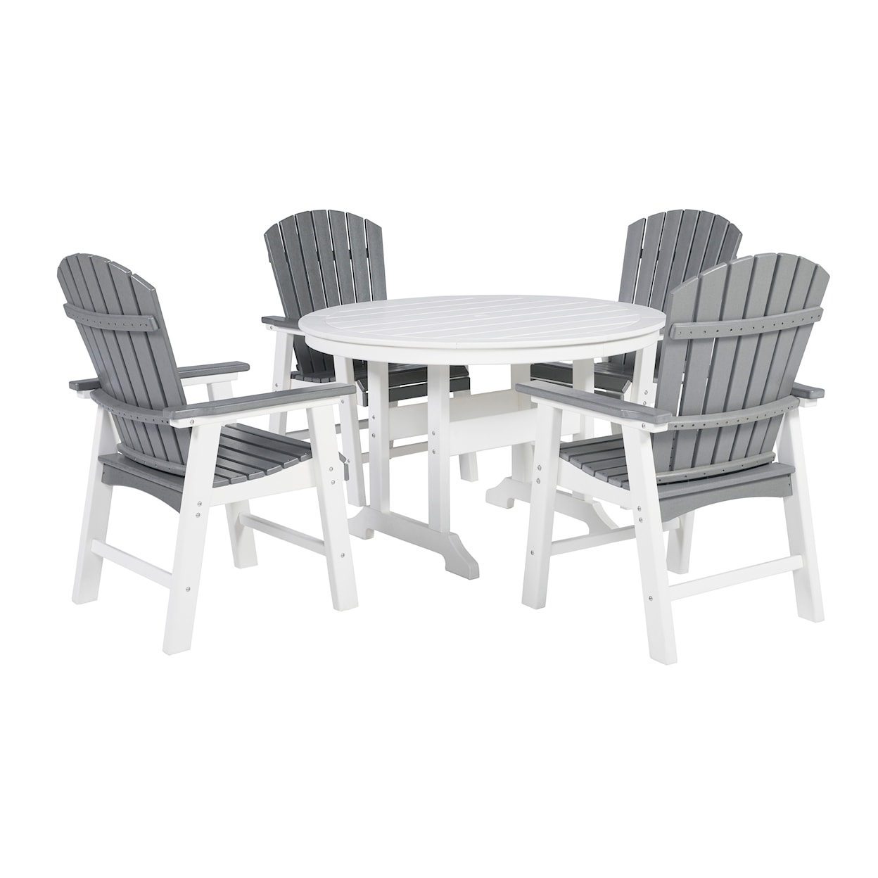 Ashley Furniture Signature Design Crescent Luxe 5-Piece Dining Set