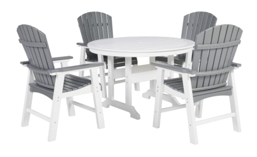 Outdoor Dining Table With 4 Chairs