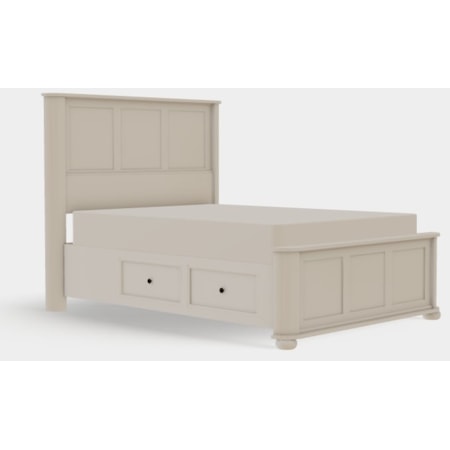 Full Panel Bed Both Drawerside