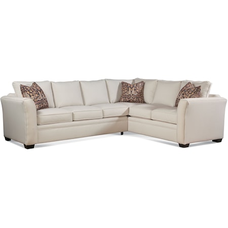 2-Piece L-Shaped Sectional Sofa