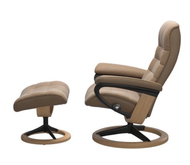 Small Opal Signature Recliner &amp; Ottoman