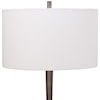 Uttermost Table Lamps White Crackle Table Lamp