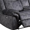 Global Furniture U2200 Power Console Reclining Loveseat