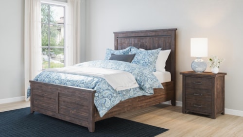 Queen Barn Door Bed