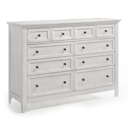 Contemporary 10-Drawer Dresser