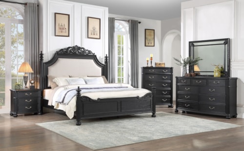 Kingsbury Traditional 5-Piece King Bedroom Set