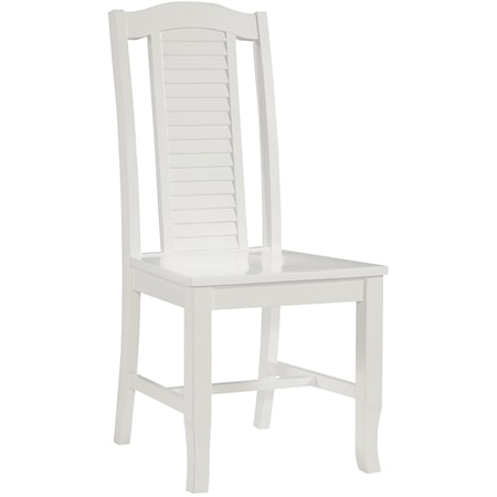 Seaside Chair (BUILT) in Pure White