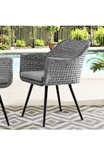 Modway Endeavor Outdoor Patio Wicker Rattan Side Table