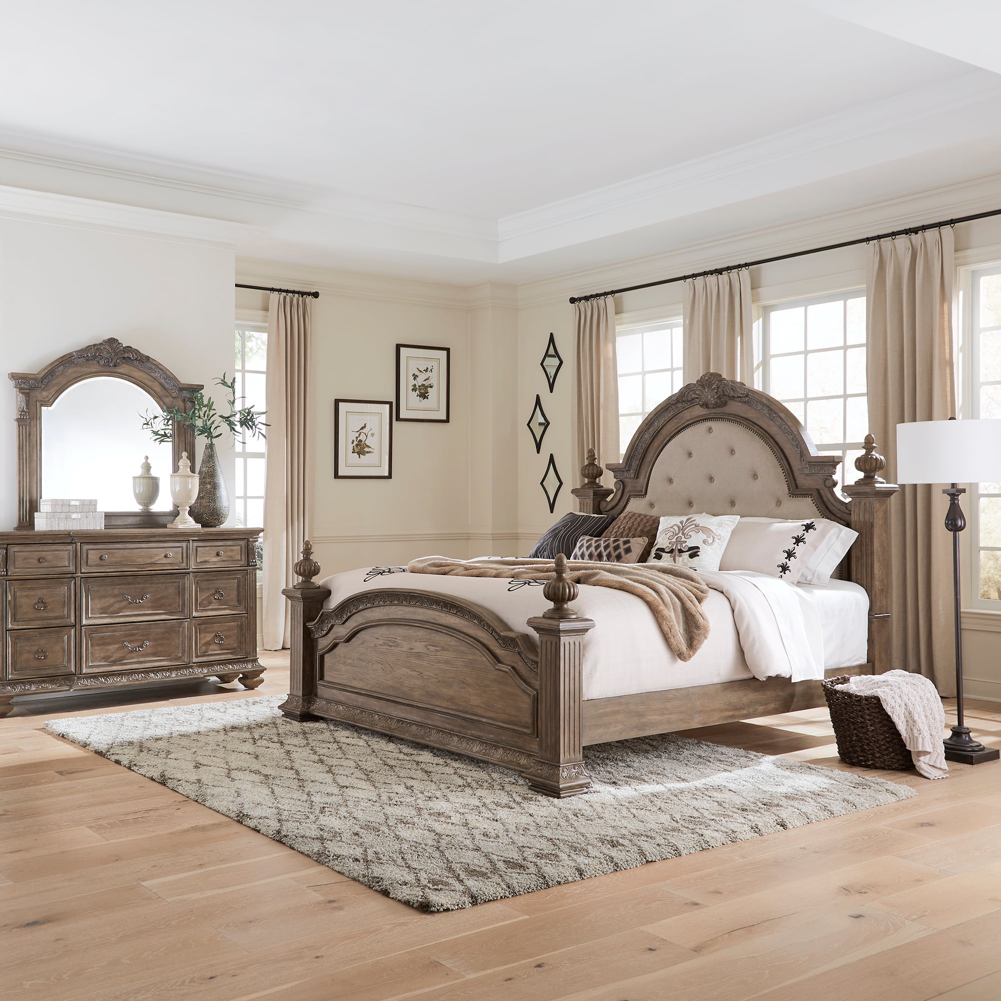 Liberty Furniture Carlisle Court 502-BR-KPSDMCN Transitional King