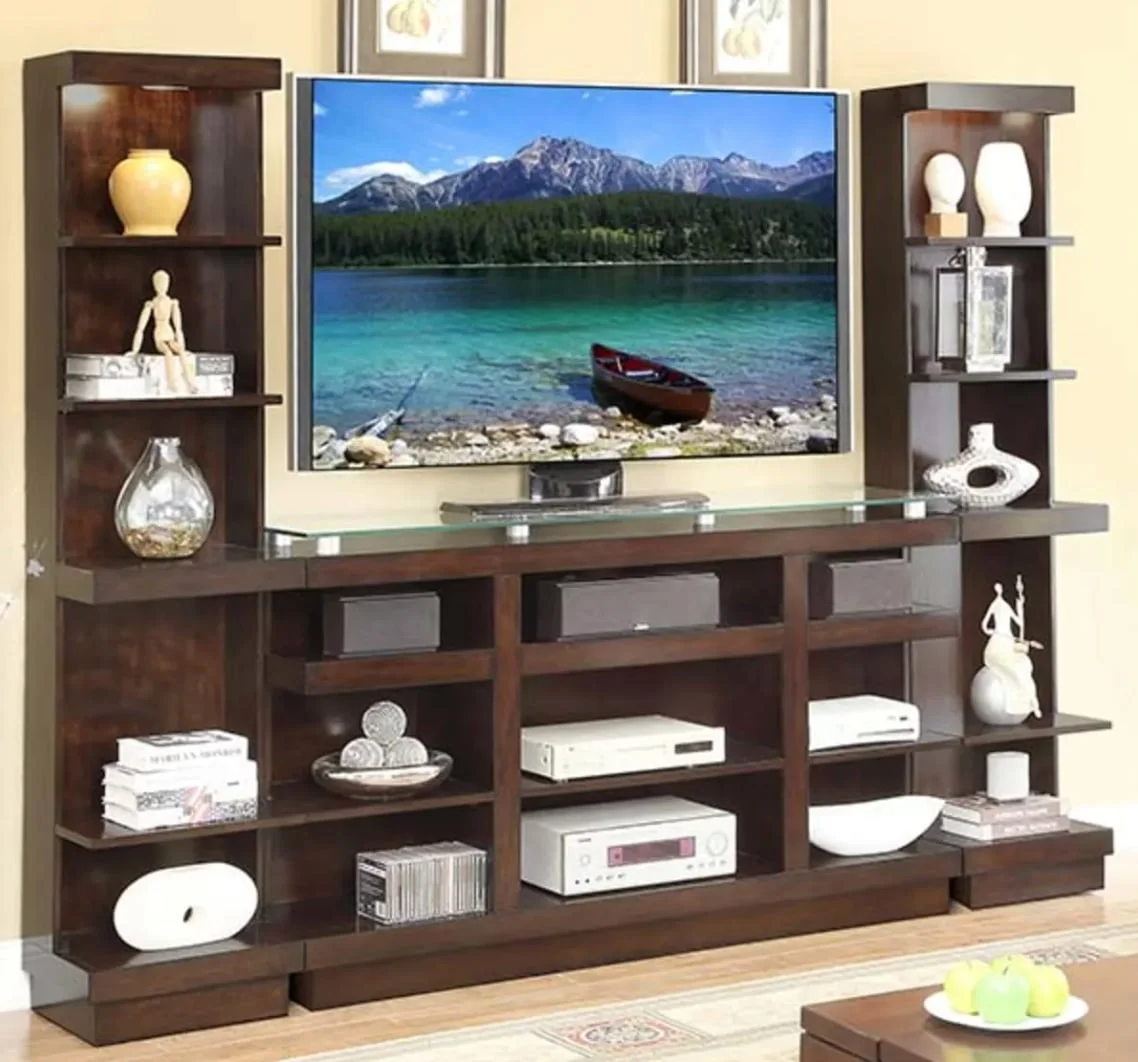 Legends Furniture Novella ZNOV1000G Contemporary Entertainment Center