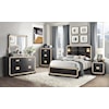 Global Furniture Blake Two-Tone 6-Drawer Dresser and Mirror Set