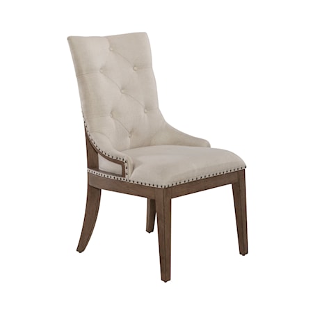 Upholstered Sheltered Side Chair