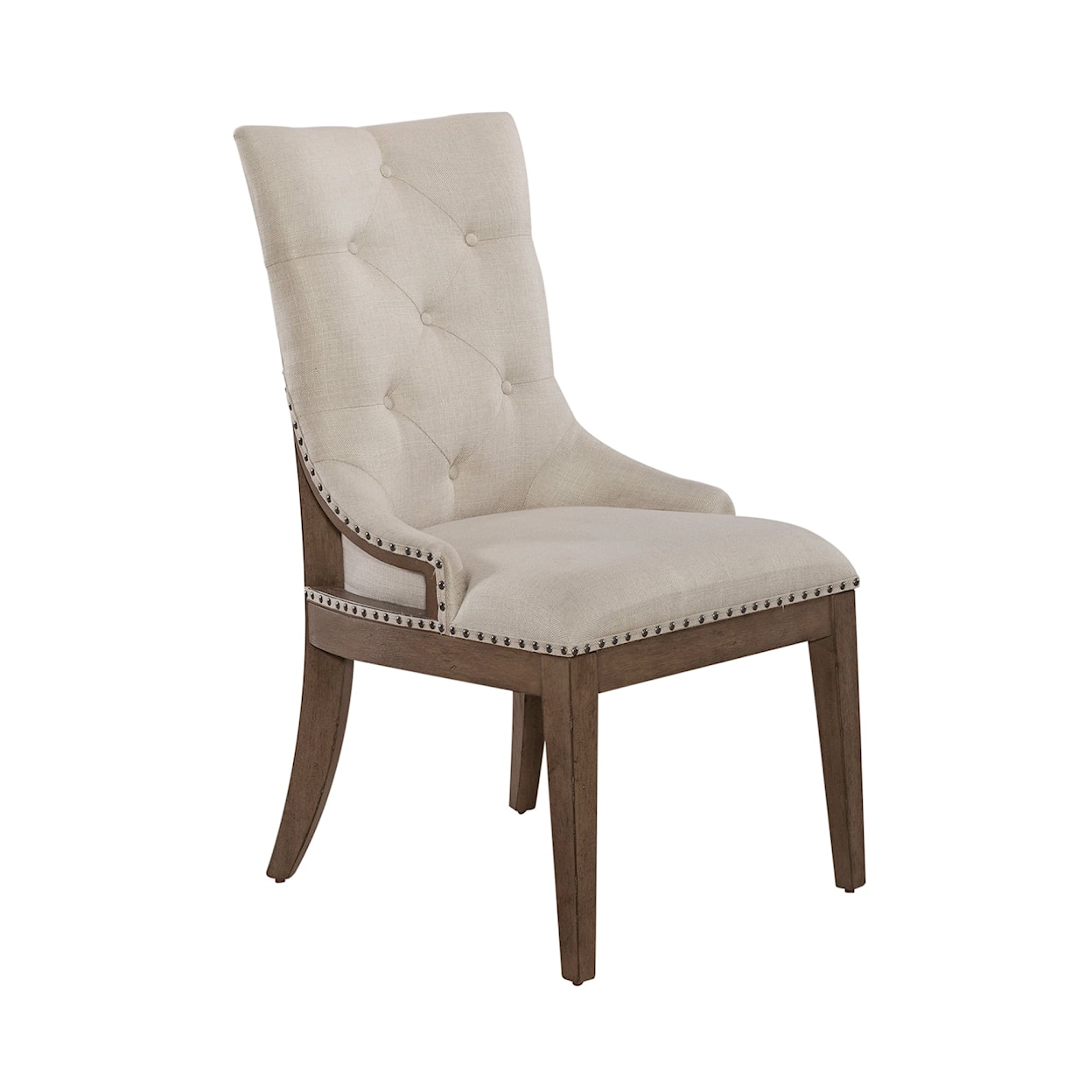 Liberty Furniture Americana Farmhouse Upholstered Sheltered Side Chair