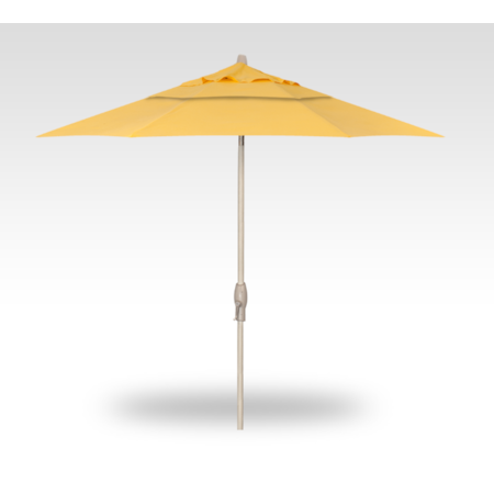 9&apos; Crank-Lift Market Umbrella w/Auto Tilt