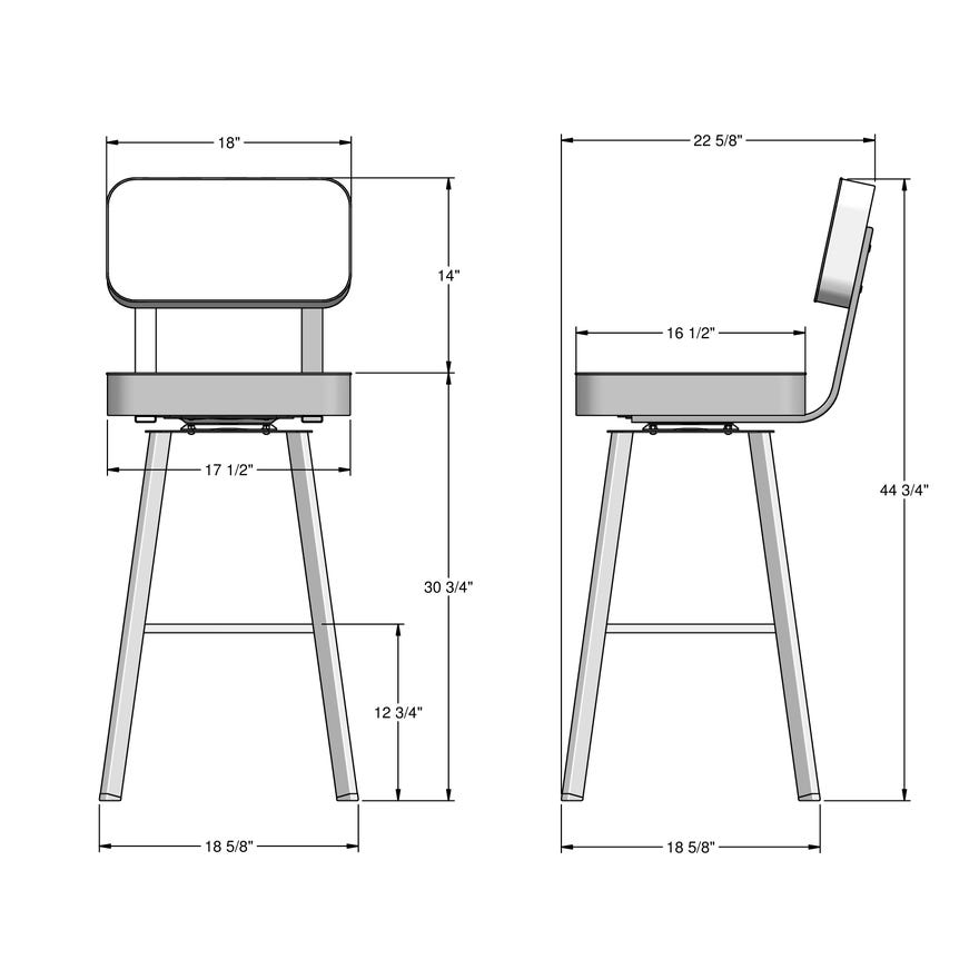 Bar Height Swivel Stool