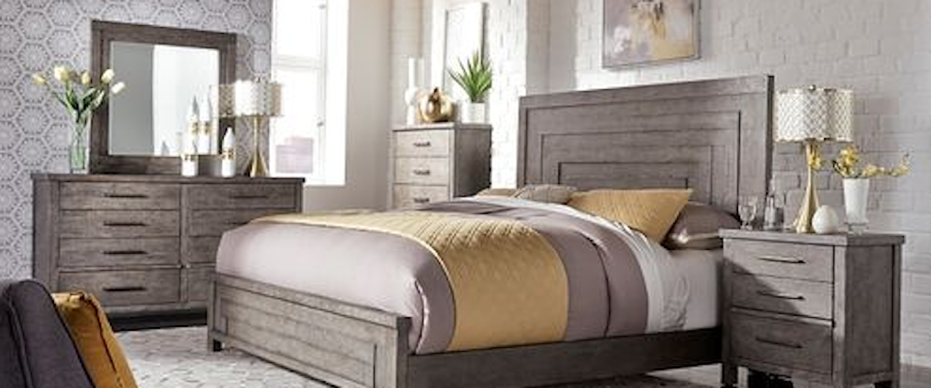 Contemporary 5-Piece California King Bedroom Set