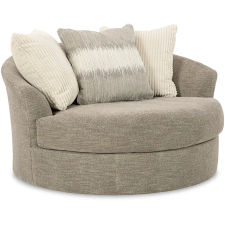 Oversized Swivel Accent Chair