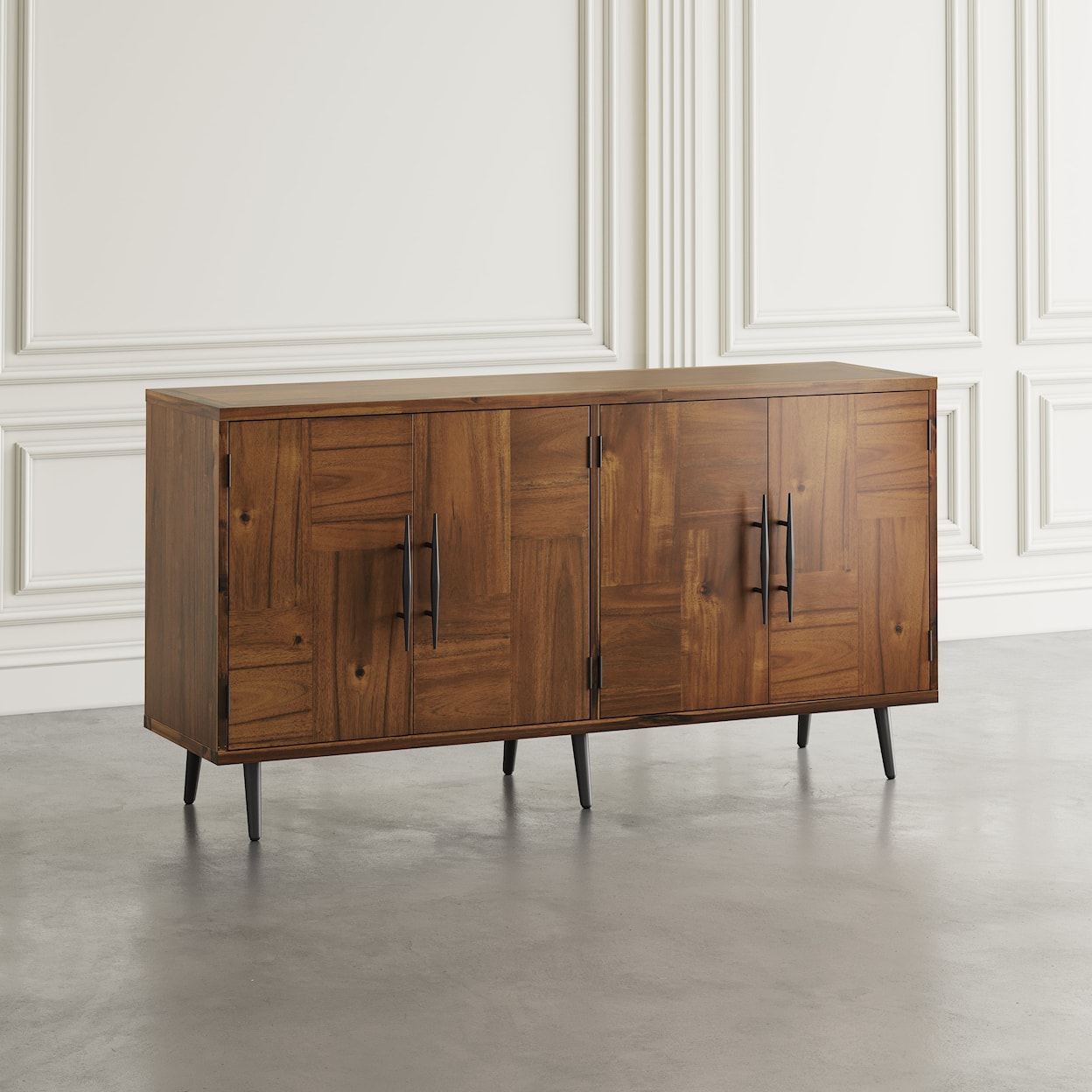 Jofran Colhane 4-Door Accent Cabinet