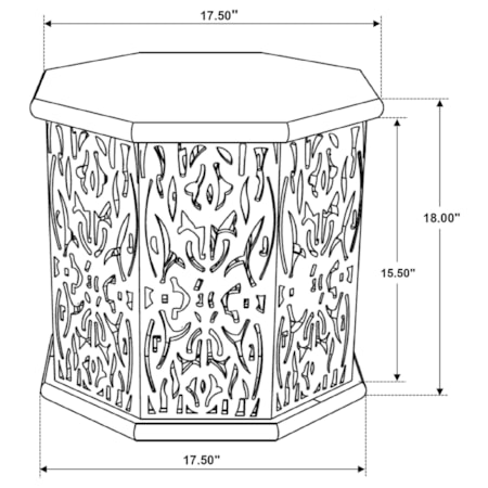 Torres Octagonal Side Table