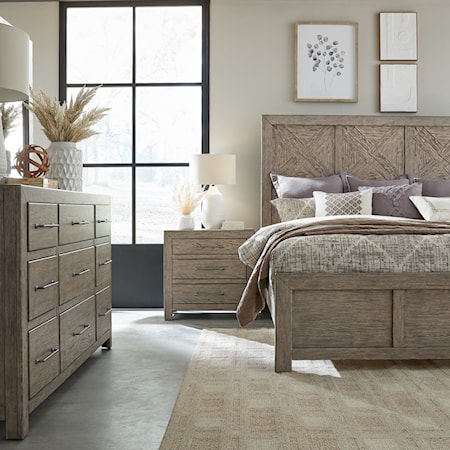 4-Piece Queen Panel Bedroom Set