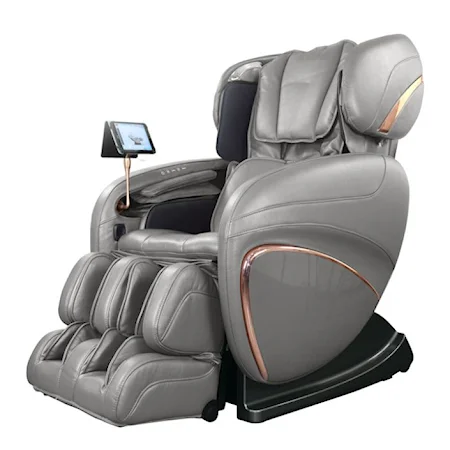Contemporary Heated Massage Chair with Wireless Tablet