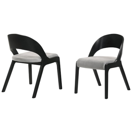 Mid-Century Modern Dining Accent Chairs Set