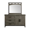 Elements International Matias 4-Piece Queen Bedroom Set