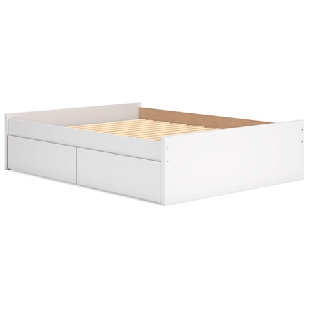 Queen Platform Bed With 2 Side Storage