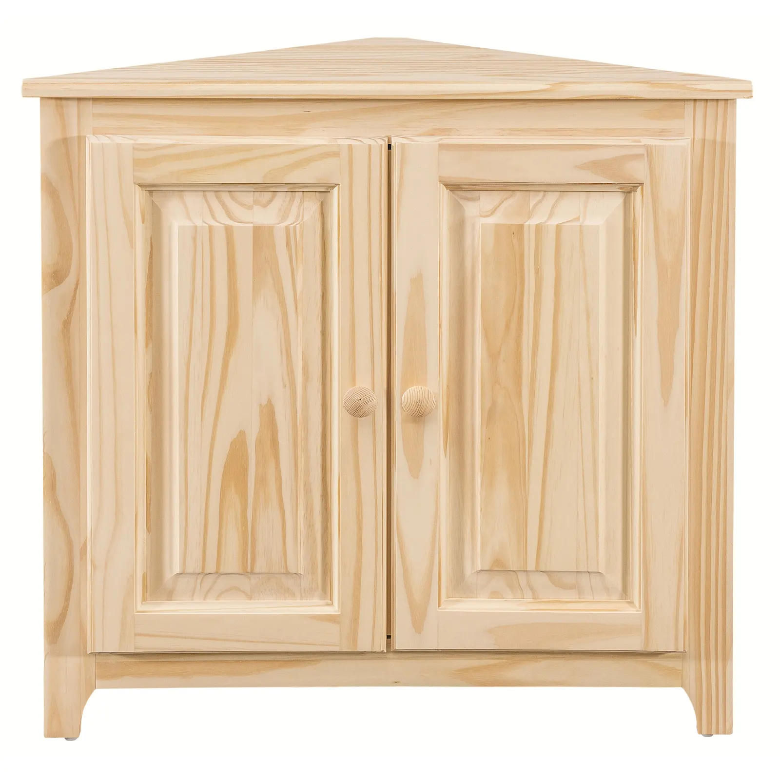Archbold Furniture Pantries and Cabinets Corner Shelf with Doors