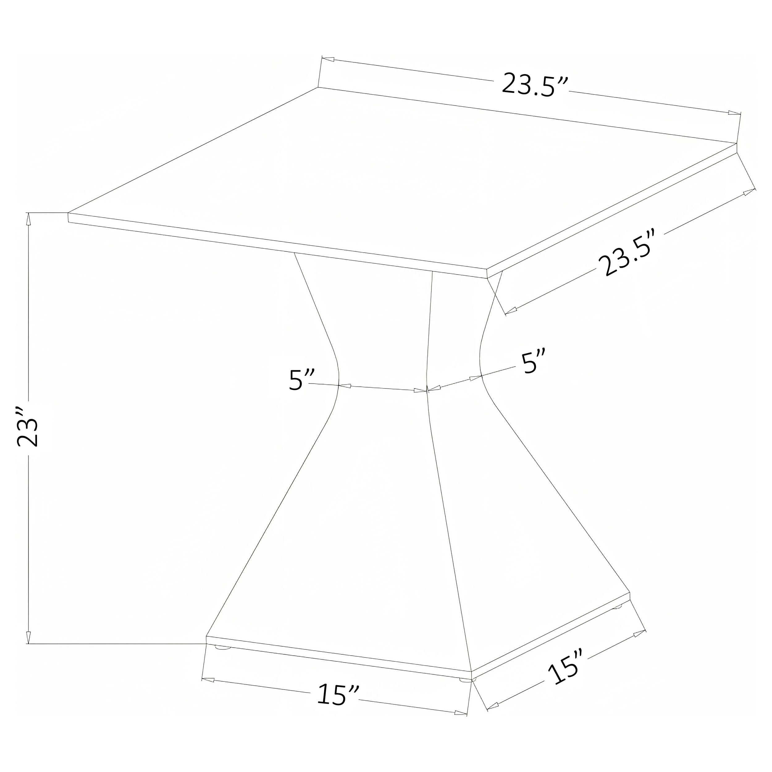 Glass Top Stainless Steel Side End Table