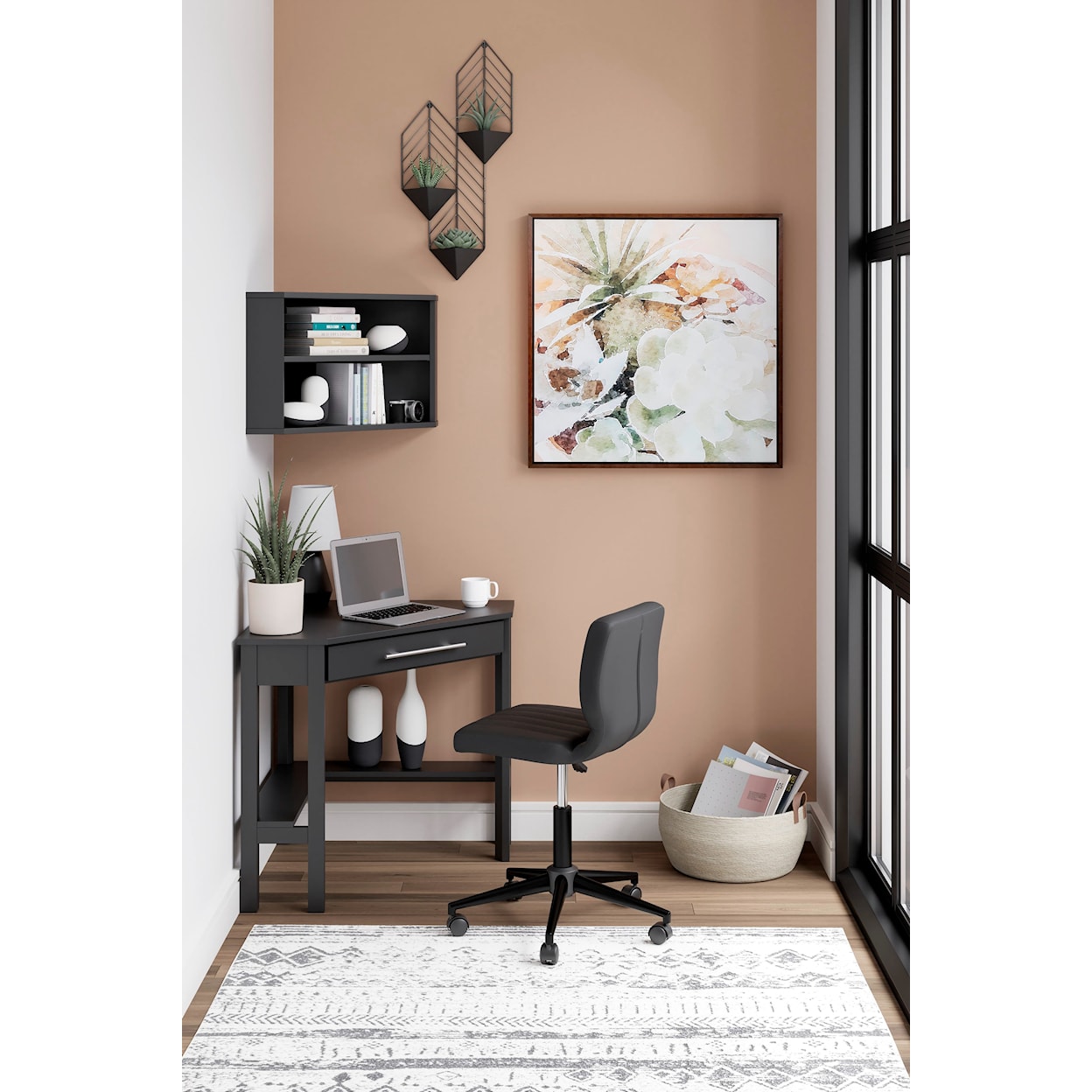 Ashley Signature Design Otaska Desk with Bookcase