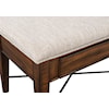 Magnussen Home Bay Creek Dining Bench w/Upholstered Seat