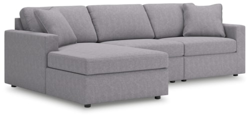 3-Piece Sectional With Chaise