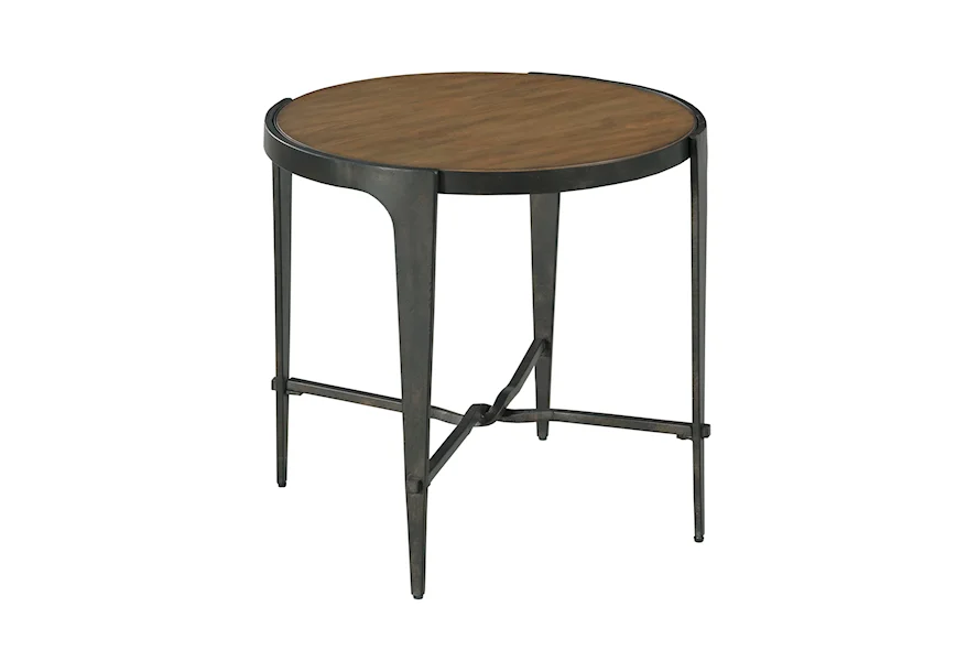 Olmsted Round End Table by Hammary at Jordan's Home Furnishings