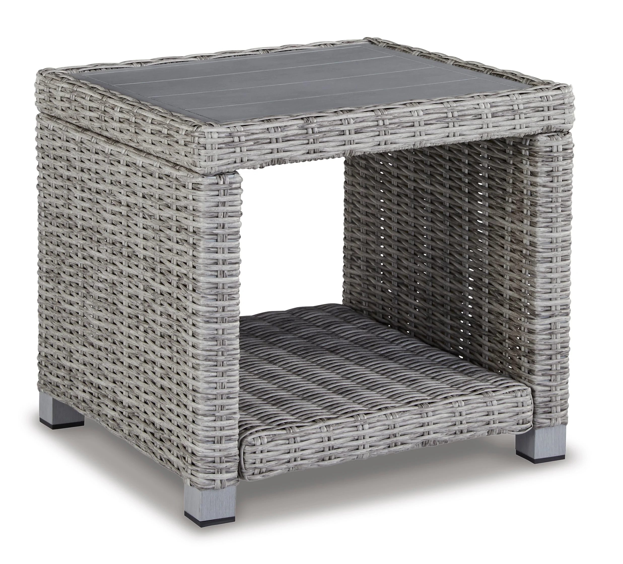 Naples Beach Casual AllWeather Resin Wicker Outdoor End Table