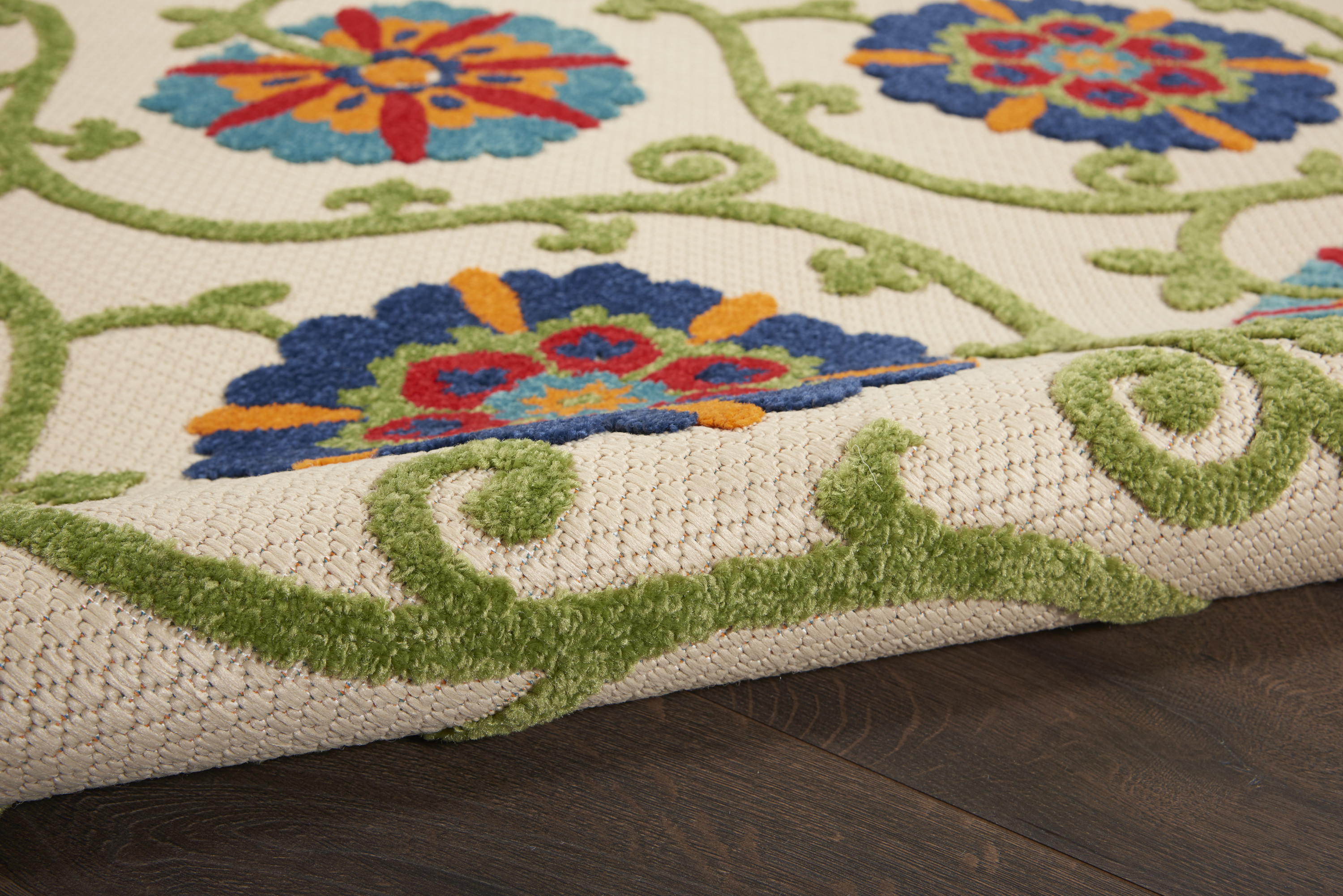 Nourison Aloha 5'3" Round  Rug