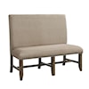 Elements International Franklin Upholstered Dining Bench