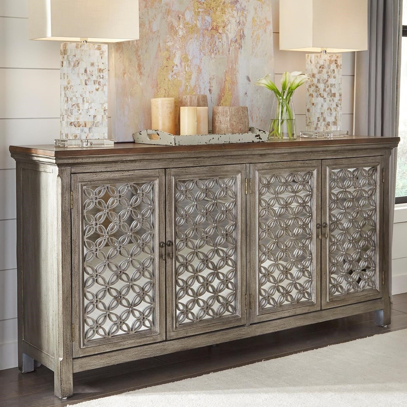 Liberty Furniture Westridge 4-Door Accent Cabinet