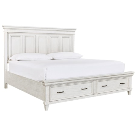 Footboard Storage Bed