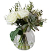 Uttermost Accessories Belmonte Floral Bouquet & Vase