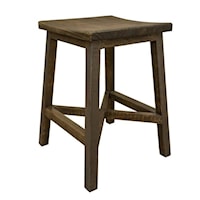 Rustic Counter Height Stool