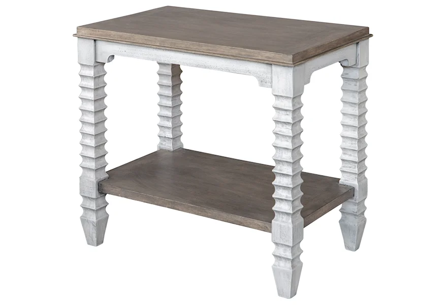 Accent Furniture - Occasional Tables Calypso Farmhouse Side Table by Uttermost at Del Sol Furniture