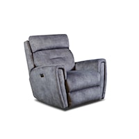 Powered Headrest Wall Hugger Recliner with Next Level - Caravan Smoke