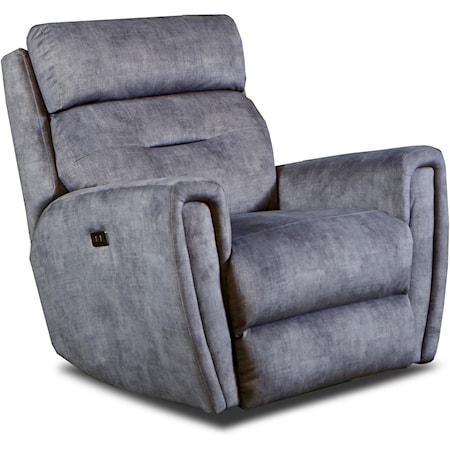 Power Headrest Rocker Recliner - Caravan Smoke