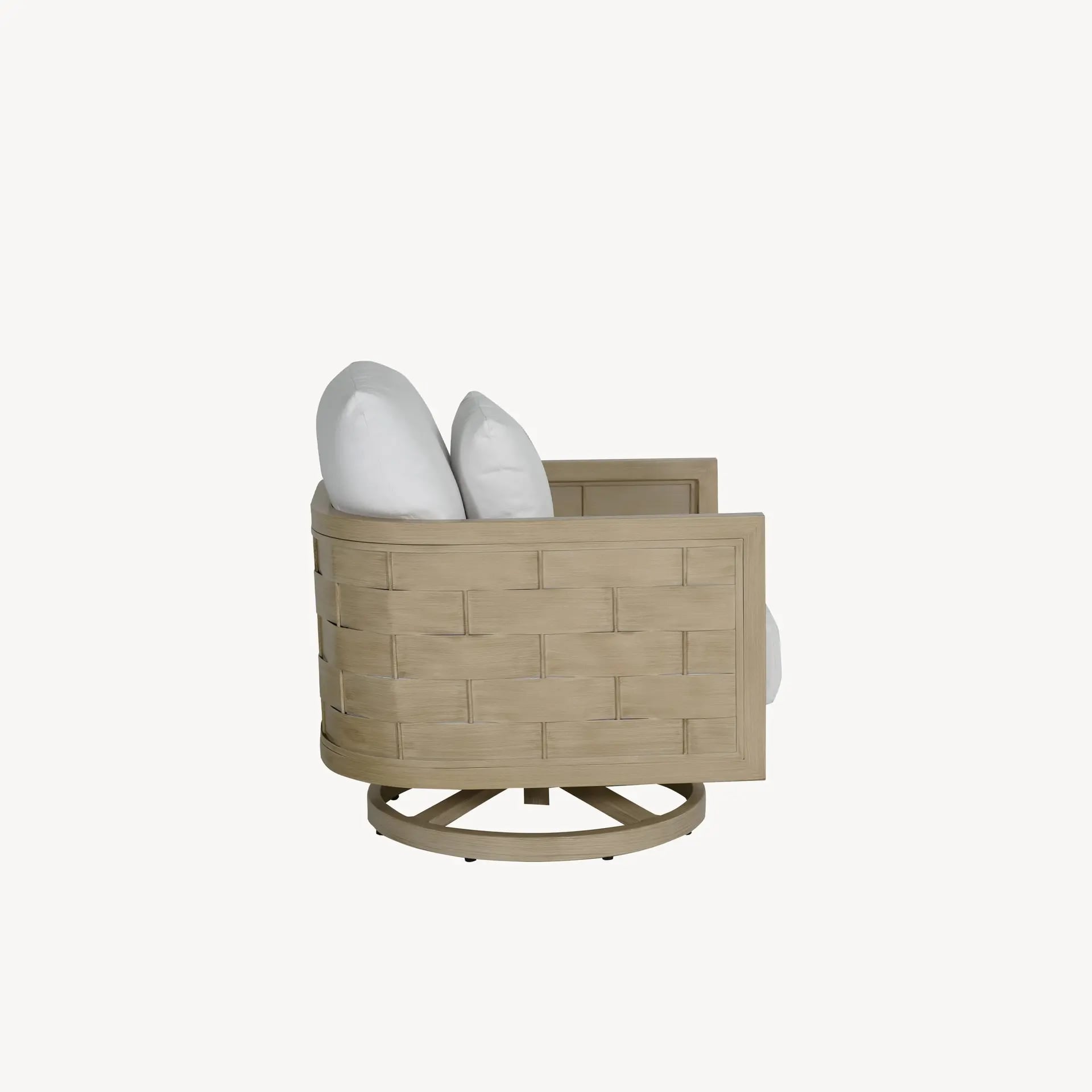 Castelle Biscayne Cushioned Lounge Swivel Rocker